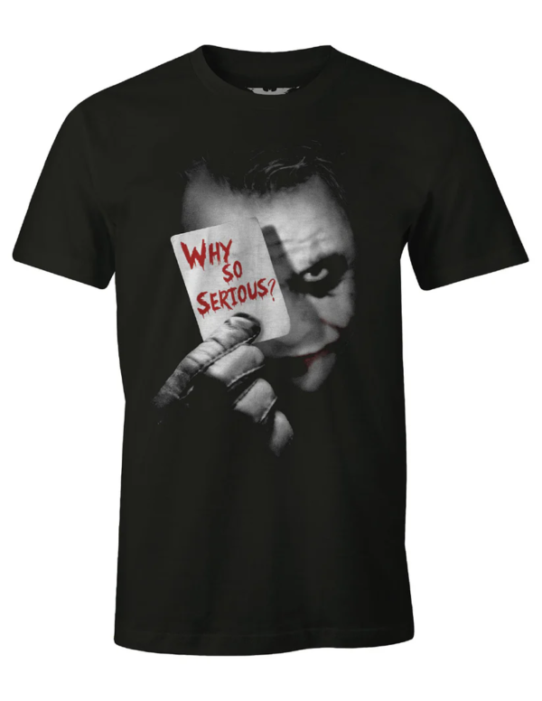 BATMAN WHY SO SERIOUS? T-SHIRT XL