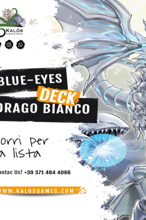 Deck Drago Bianco Occhi Blu da Torneo