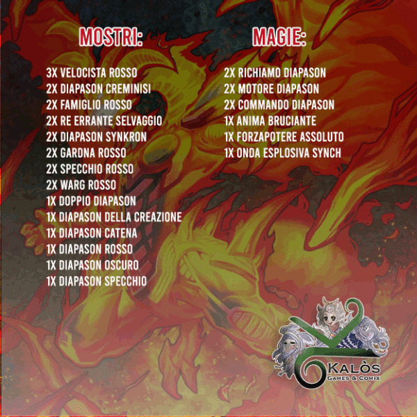 Deck ARCIDEMONE DRAGO ROSSO - immagine 3