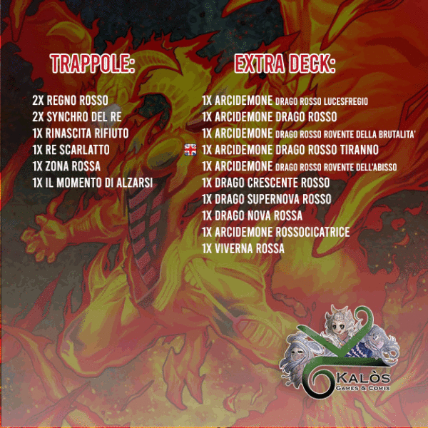 Deck ARCIDEMONE DRAGO ROSSO - immagine 5
