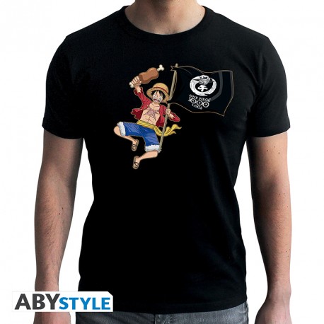 ONE PIECE LUFFY 1000 LOGS TSHIRT XL