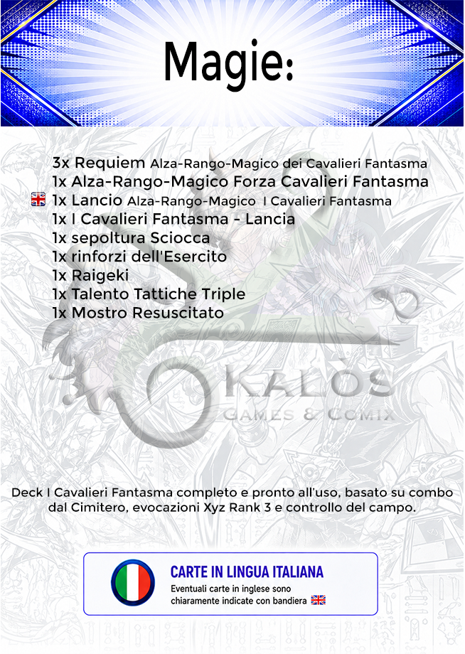 I CAVALIERI FANTASMA Deck YU-GI-OH - immagine 3