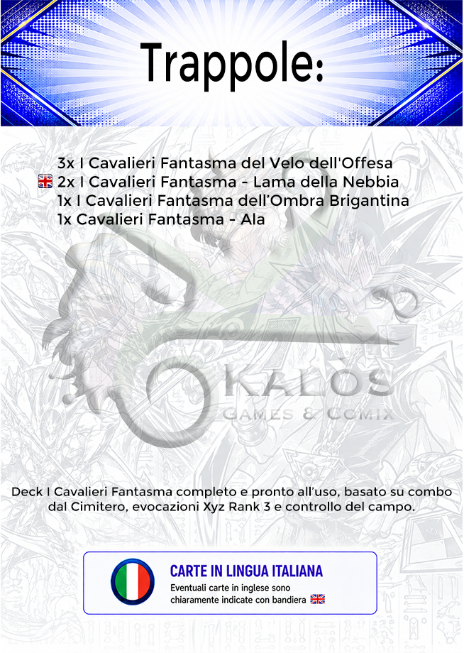 I CAVALIERI FANTASMA Deck YU-GI-OH - immagine 4