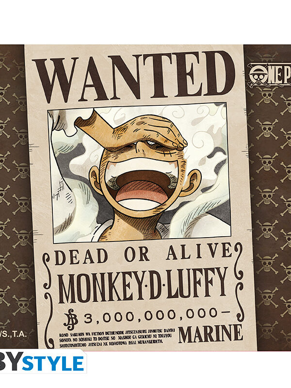 ONE PIECE WANTED LUFFY MOUSEPAD