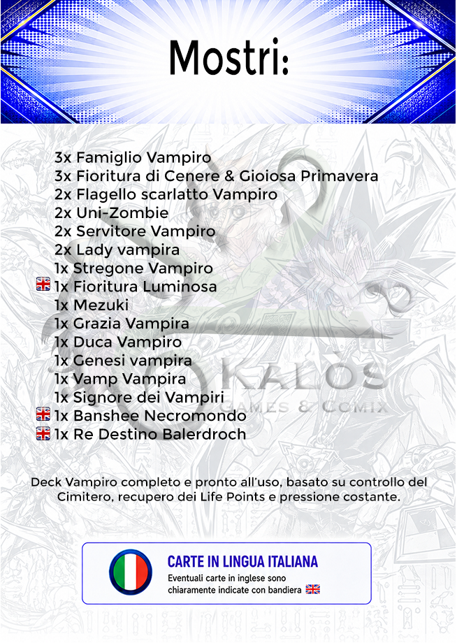 VAMPIRO DECK YU-GI-OH! - Vampire - immagine 2