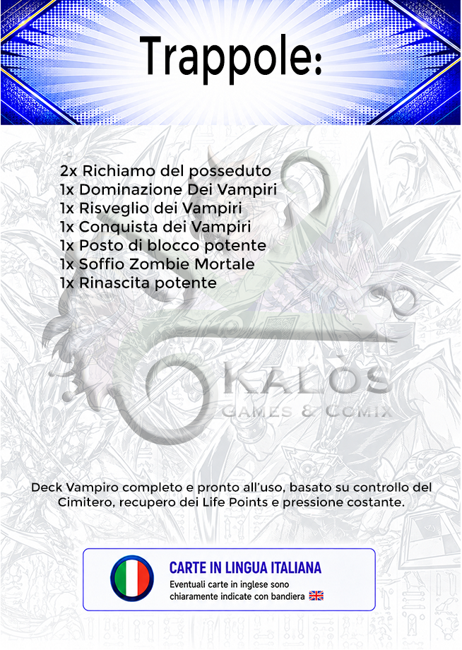 VAMPIRO DECK YU-GI-OH! - Vampire - immagine 4