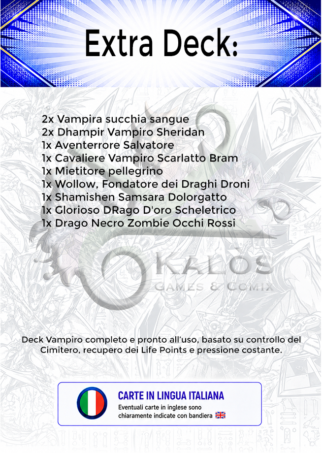 VAMPIRO DECK YU-GI-OH! - Vampire - immagine 5