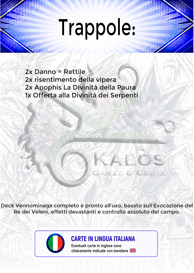 VENNOMINAGA Deck YU-GI-OH! - immagine 4
