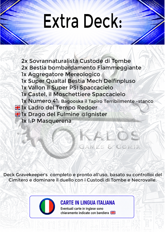 Custode di Tombe Deck Yu-Gi-Oh! - immagine 5
