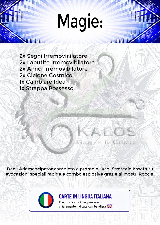Irremovibile Deck Yu-Gi-Oh! – Adamancipator - immagine 3