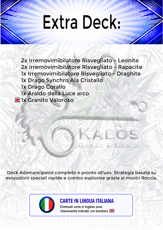 Irremovibile Deck Yu-Gi-Oh! – Adamancipator - immagine 5
