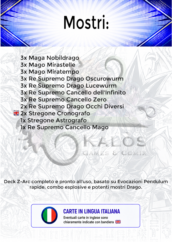 Re Supremo Z-ARC Deck YU-GI-OH! - immagine 2