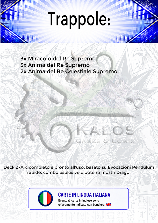 Re Supremo Z-ARC Deck YU-GI-OH! - immagine 4