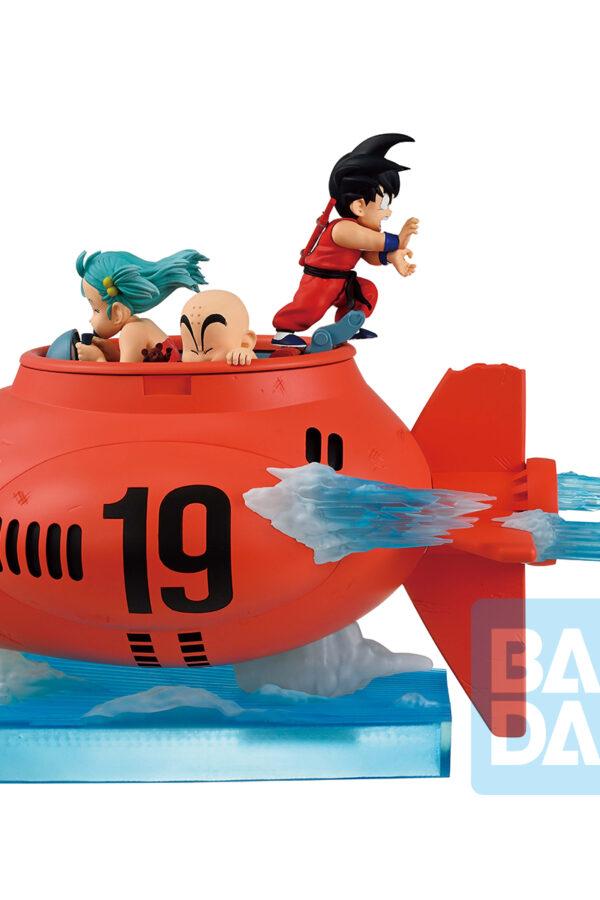DRAGON BALL GOKU,BULMA & KRILIN RED