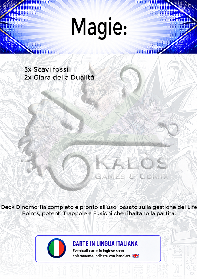 Dinomorfia Deck YU-GI-OH! - immagine 3