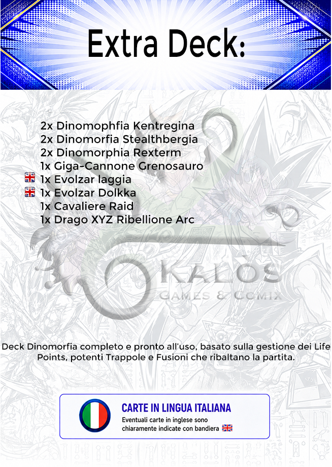 Dinomorfia Deck YU-GI-OH! - immagine 5