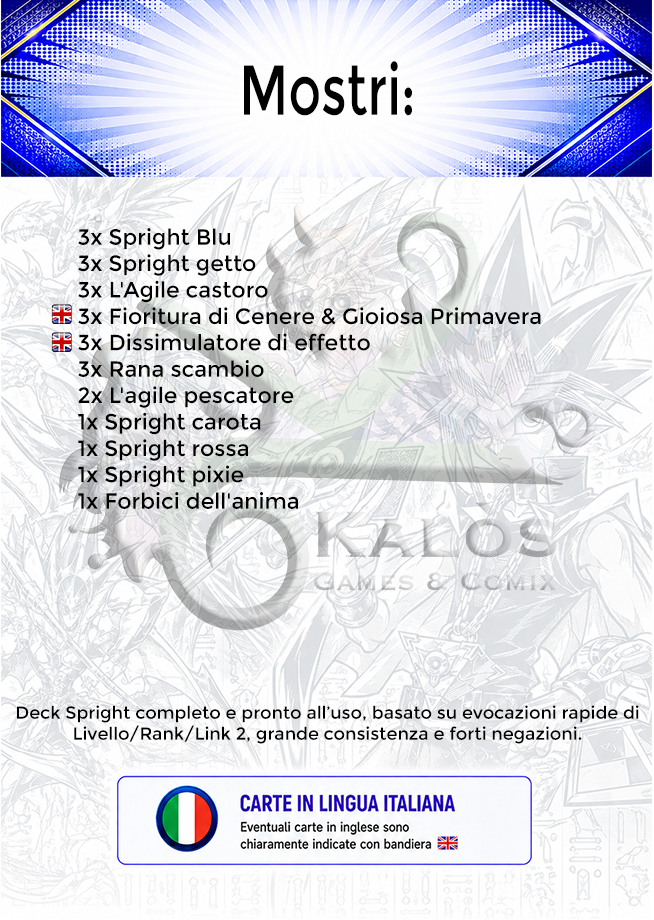 Spright Deck YU-GI-OH! - immagine 2